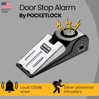 Tope De Puerta Con Alarma 120Db - Seguridad Portátil Para Viajes Y Hotel