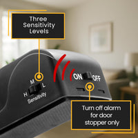 Tope De Puerta Con Alarma 120Db - Seguridad Portátil Para Viajes Y Hotel